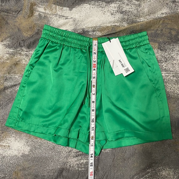 Zara Satin Effect Shorts - Picture 5 of 10